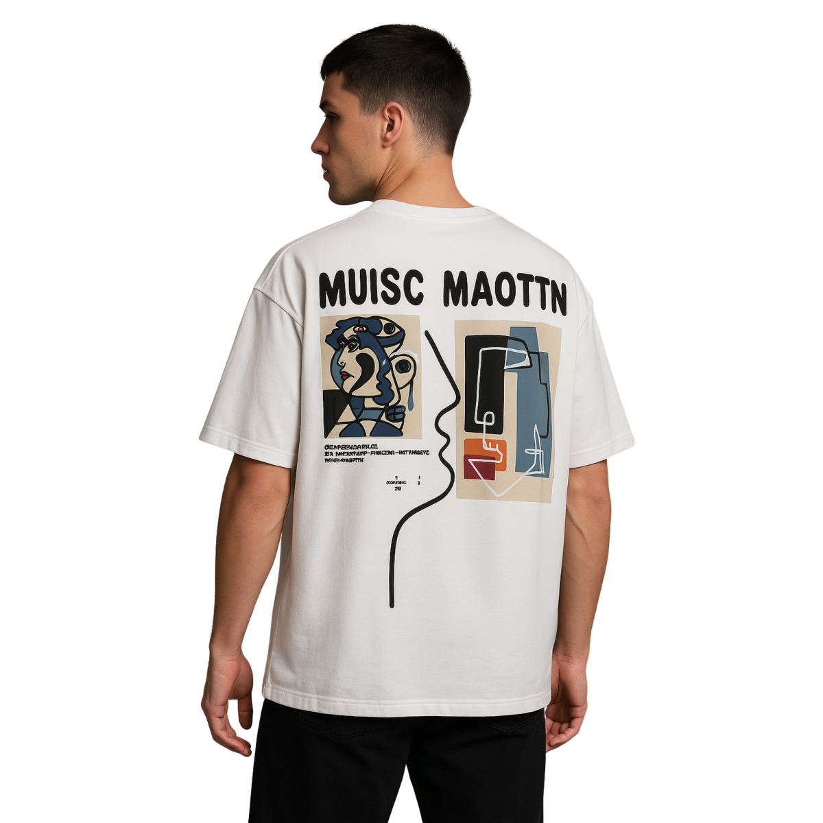 Polera Oversize Urbano Motion Blanco - Imagen 3