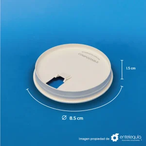 Tapa de papel para vaso bebida caliente de 8 onzas