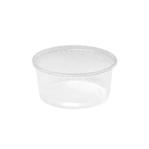 Envase Circular 6 Oz Transparente