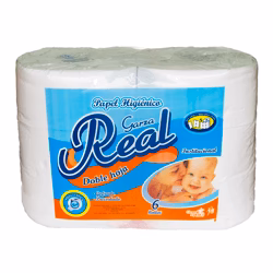 Papel Jumbo Gofrado Real x6